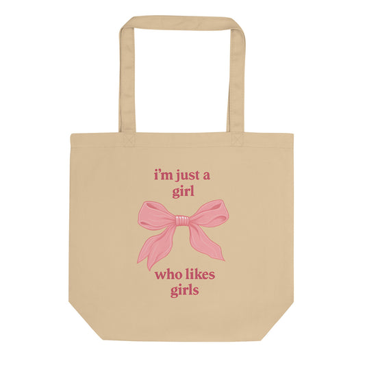 I’m Just A Girl Who Likes Girls | Eco Tote Bag - The Sapphic Company