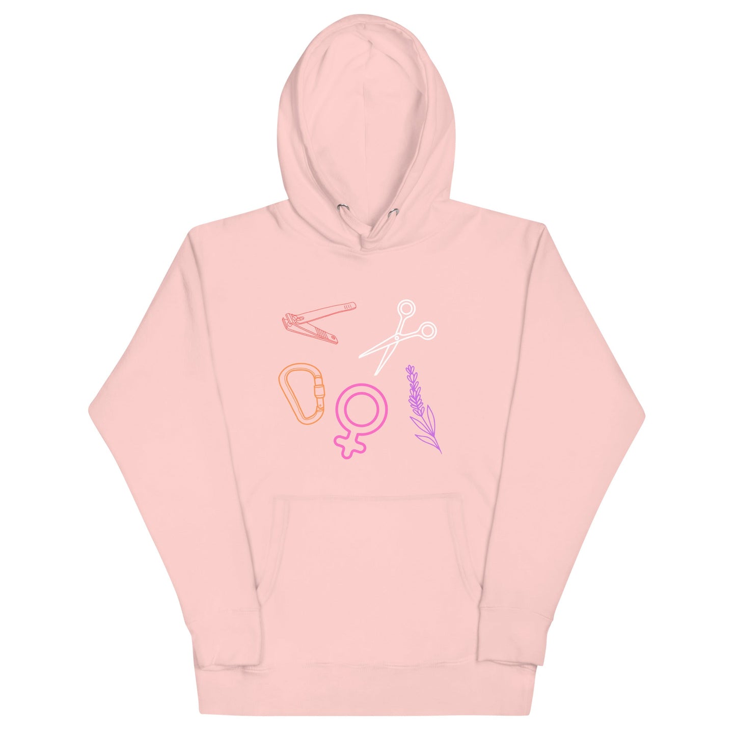 Sapphic Symbols | Premium Hoodie - The Sapphic Company