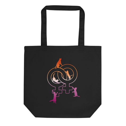 Double Venus with Cats | Eco Tote Bag - The Sapphic Company