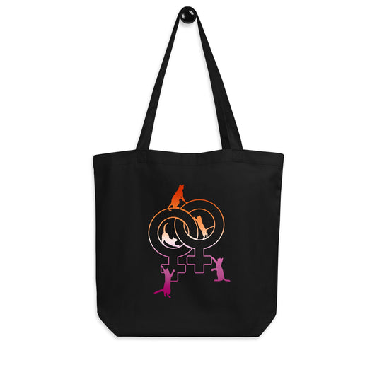 Double Venus with Cats | Eco Tote Bag - The Sapphic Company