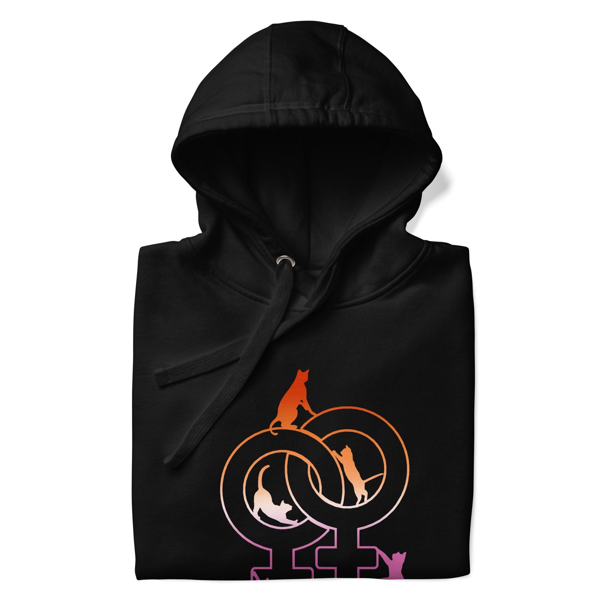 Double Venus with Cats | Premium Hoodie - The Sapphic Company