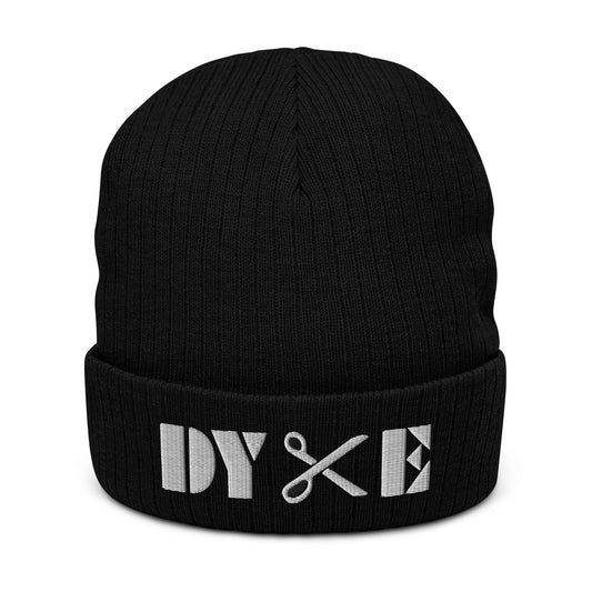 Dyke | Embroidered Ribbed Knit Beanie - The Sapphic Company