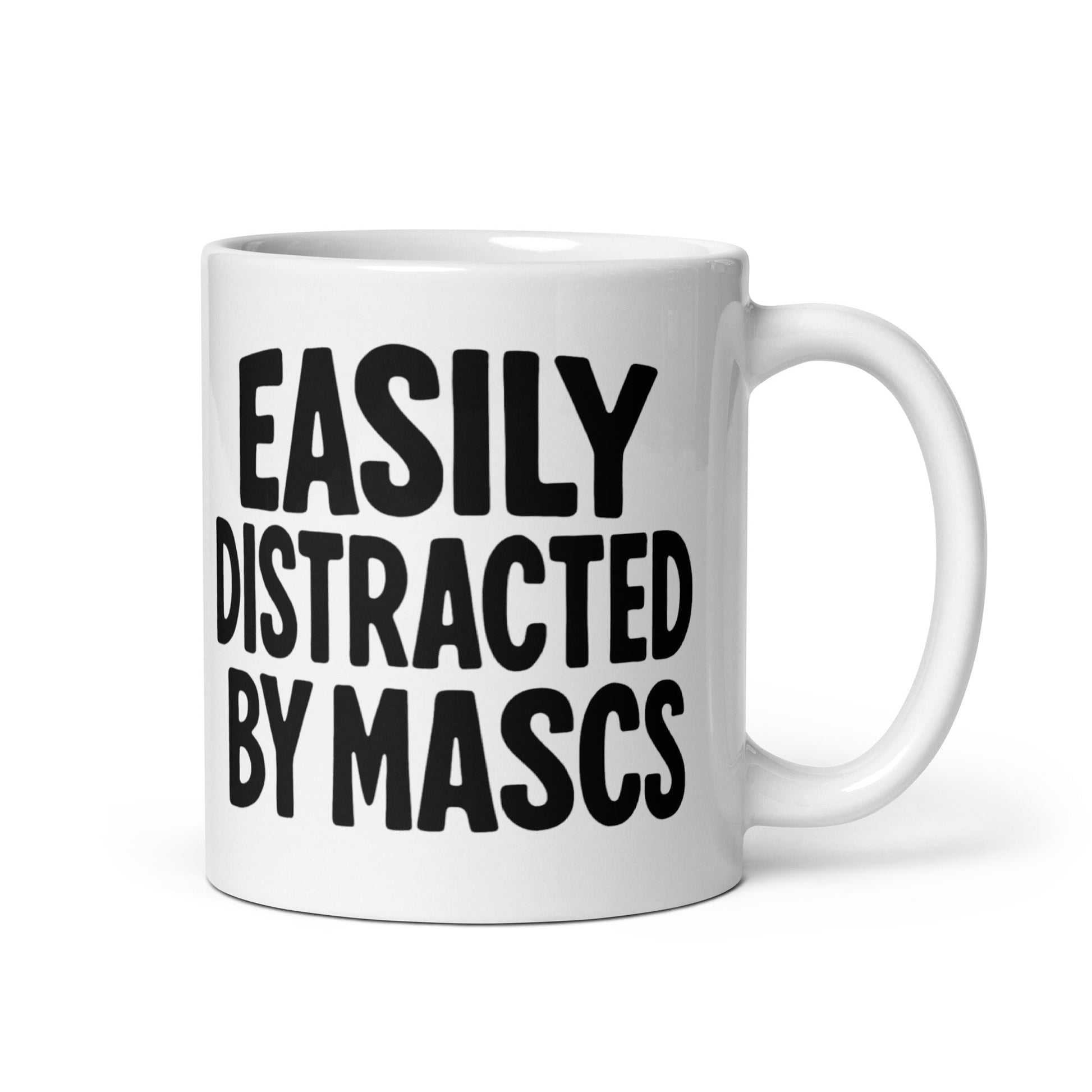 Easily Distracted By Mascs | Ceramic Mug - The Sapphic Company