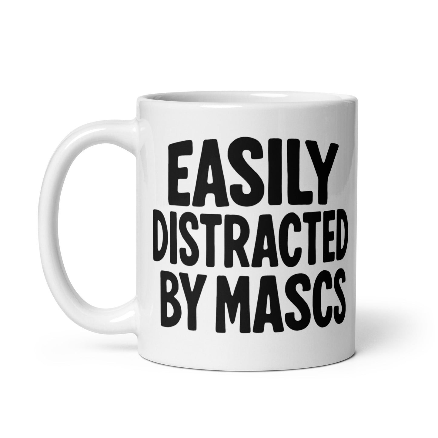 Easily Distracted By Mascs | Ceramic Mug - The Sapphic Company
