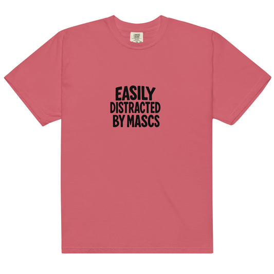 Easily Distracted By Mascs | T-shirt - The Sapphic Company