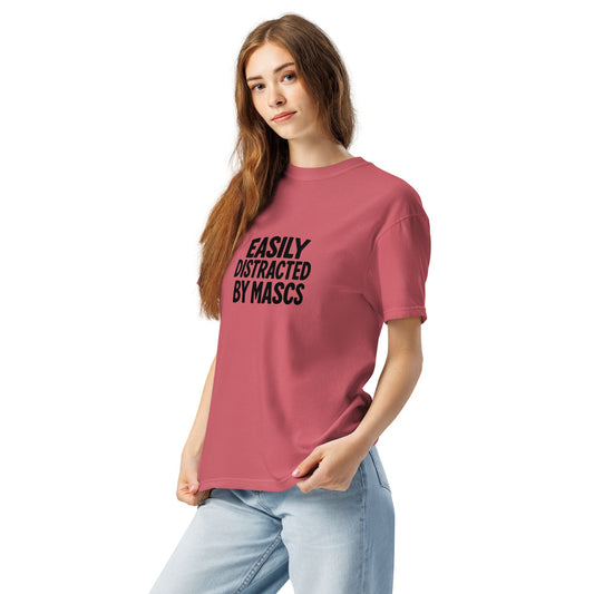 Easily Distracted By Mascs | T-shirt - The Sapphic Company