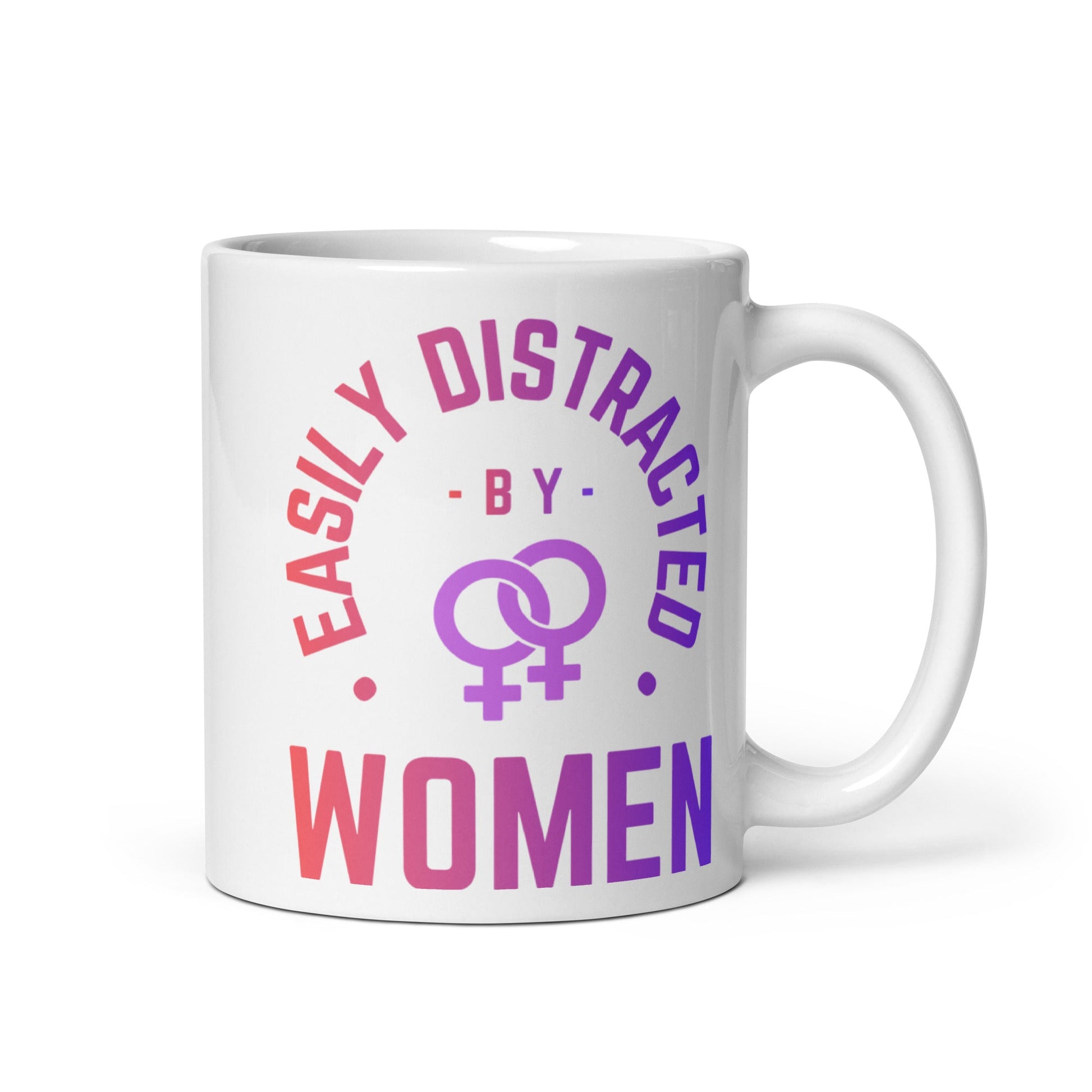 Easily Distracted By Women | Ceramic Mug - The Sapphic Company