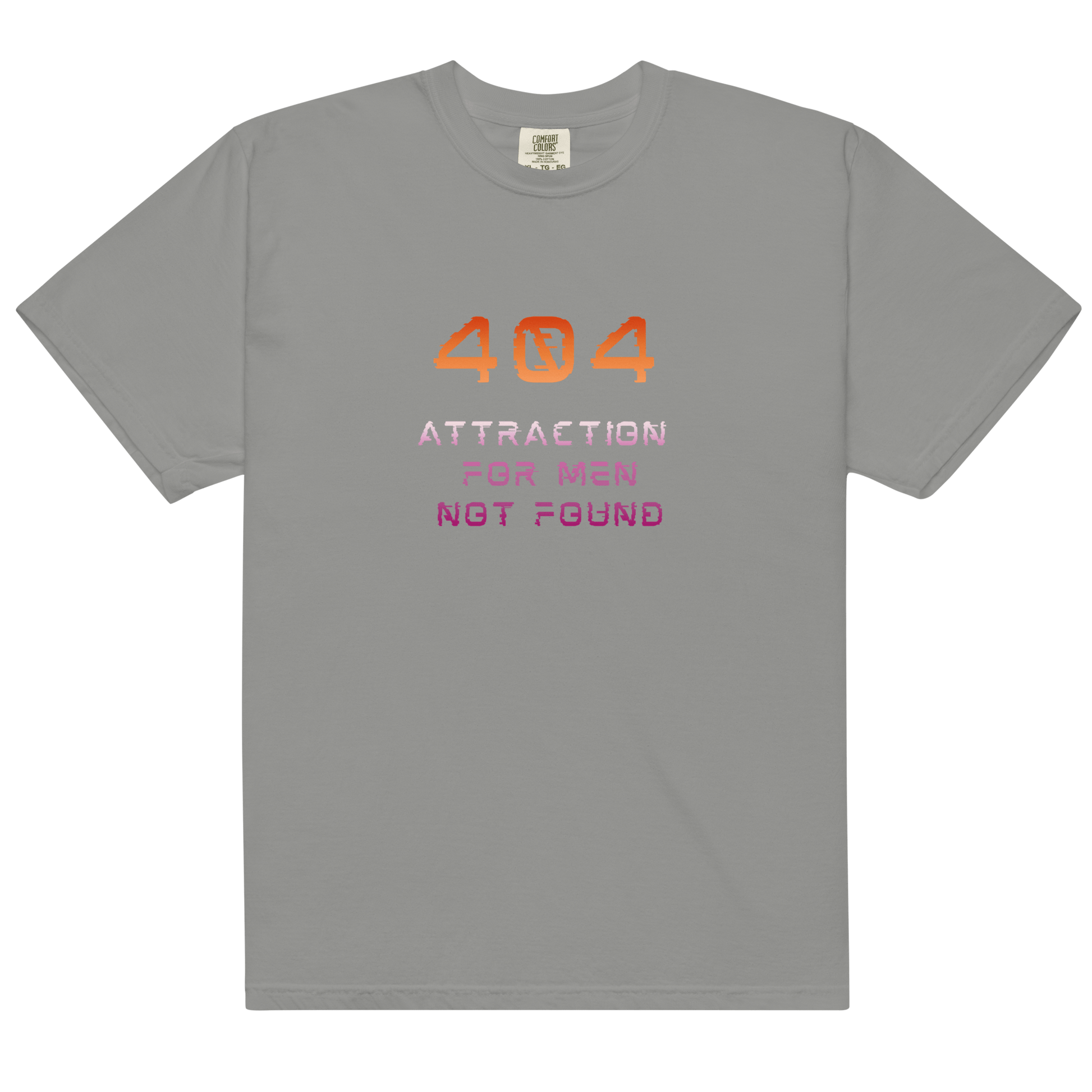 Error 404 Attraction For Men Not Found | T-shirt - The Sapphic Company