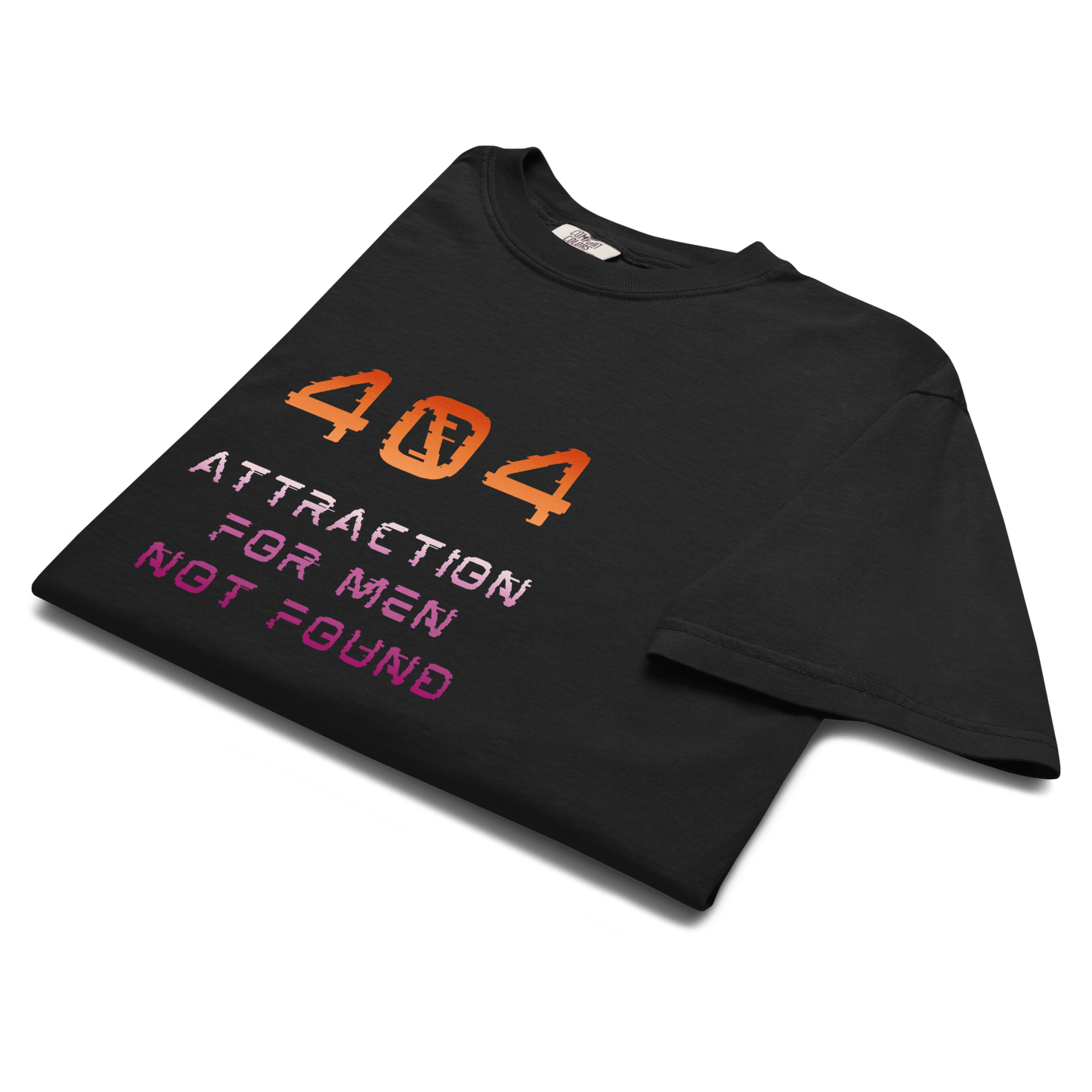 Error 404 Attraction For Men Not Found | T-shirt - The Sapphic Company