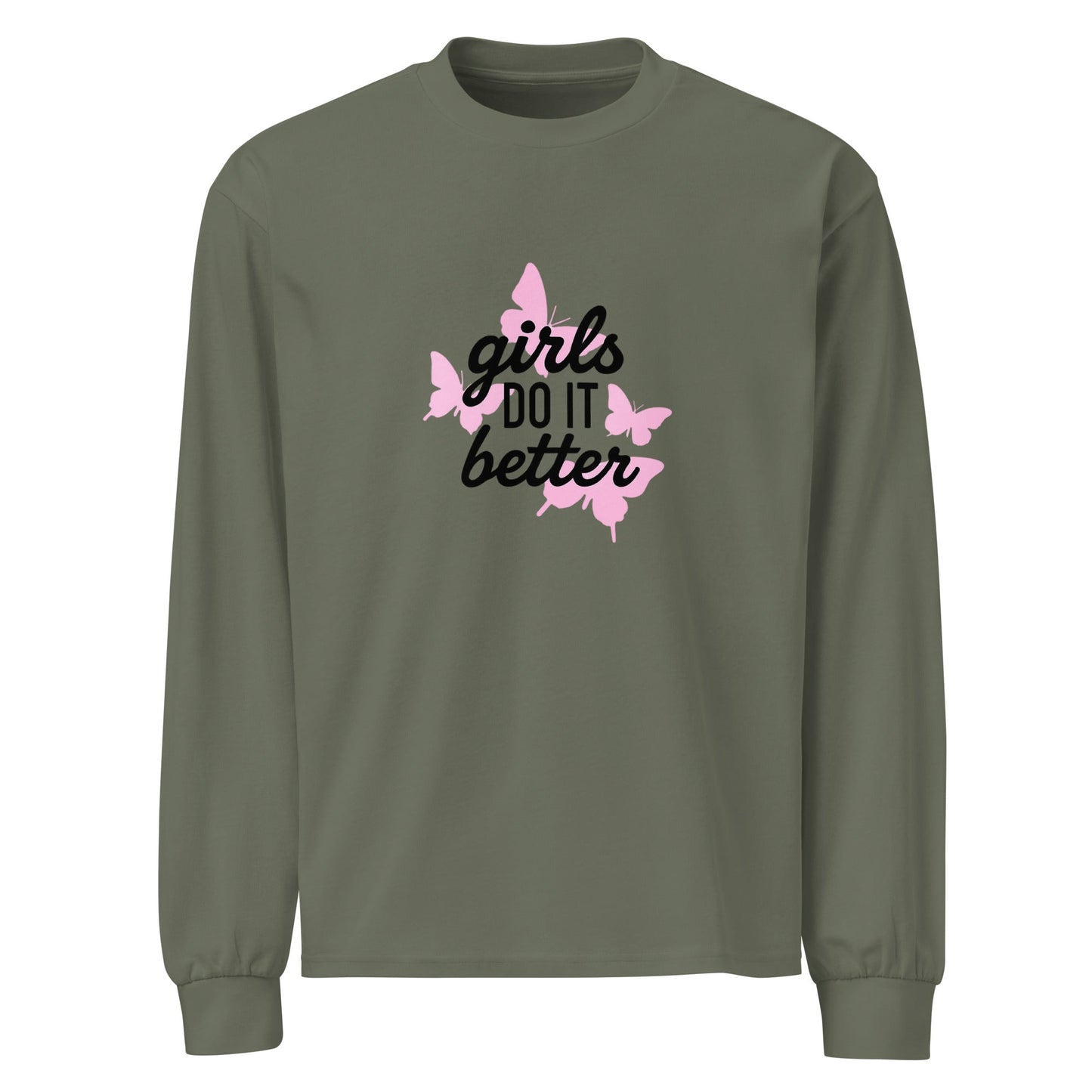 Girls Do It Better | Premium heavyweight long sleeve shirt - The Sapphic Company