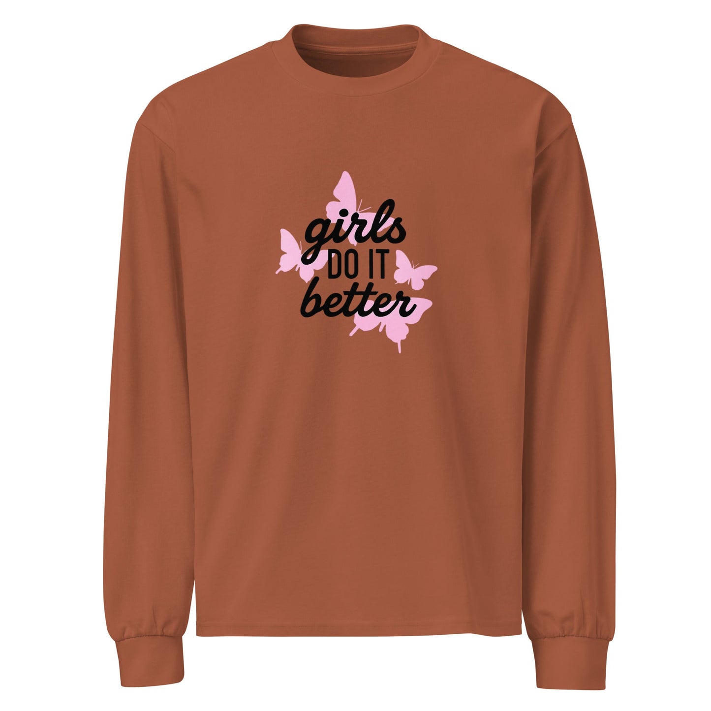 Girls Do It Better | Premium heavyweight long sleeve shirt - The Sapphic Company