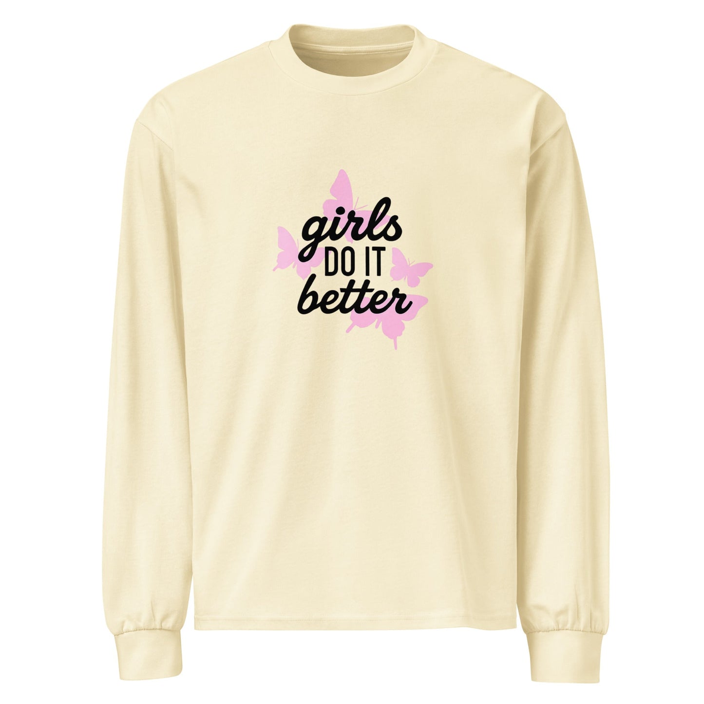 Girls Do It Better | Premium heavyweight long sleeve shirt - The Sapphic Company