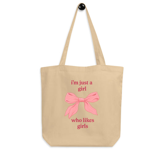 I’m Just A Girl Who Likes Girls | Eco Tote Bag - The Sapphic Company