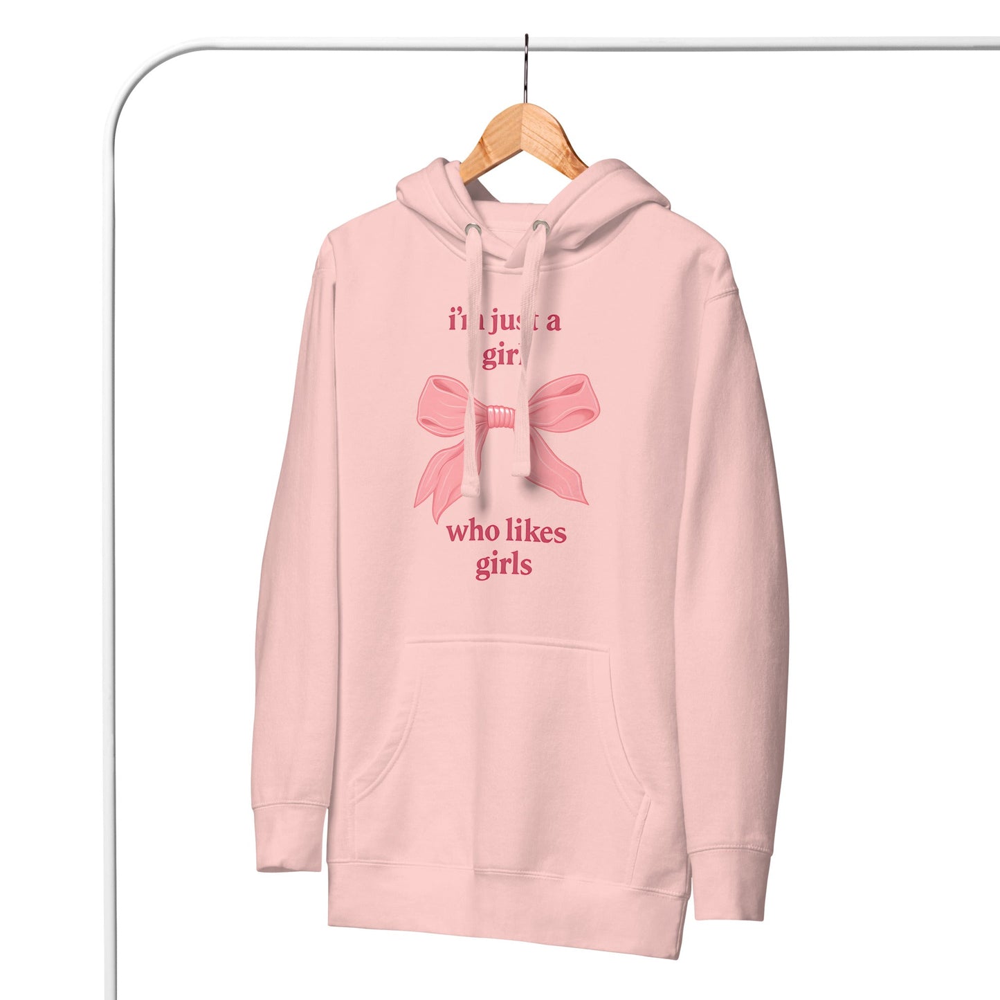 I’m Just A Girl Who Likes Girls | Premium Hoodie - The Sapphic Company