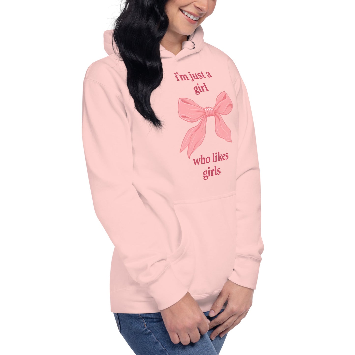 I’m Just A Girl Who Likes Girls | Premium Hoodie - The Sapphic Company