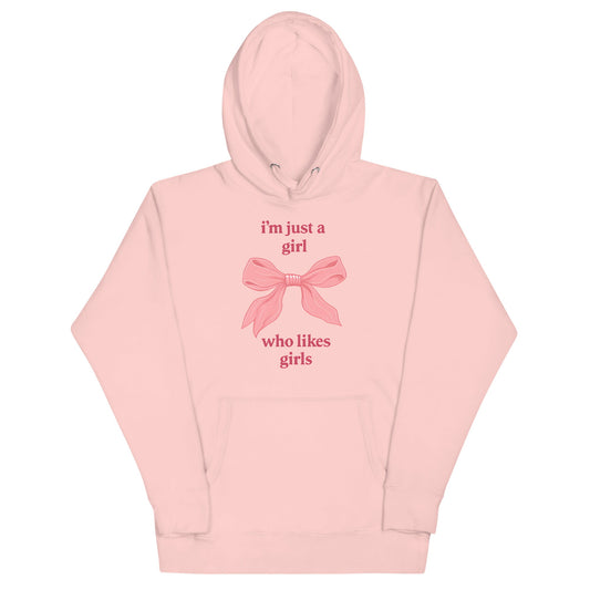 I’m Just A Girl Who Likes Girls | Premium Hoodie - The Sapphic Company