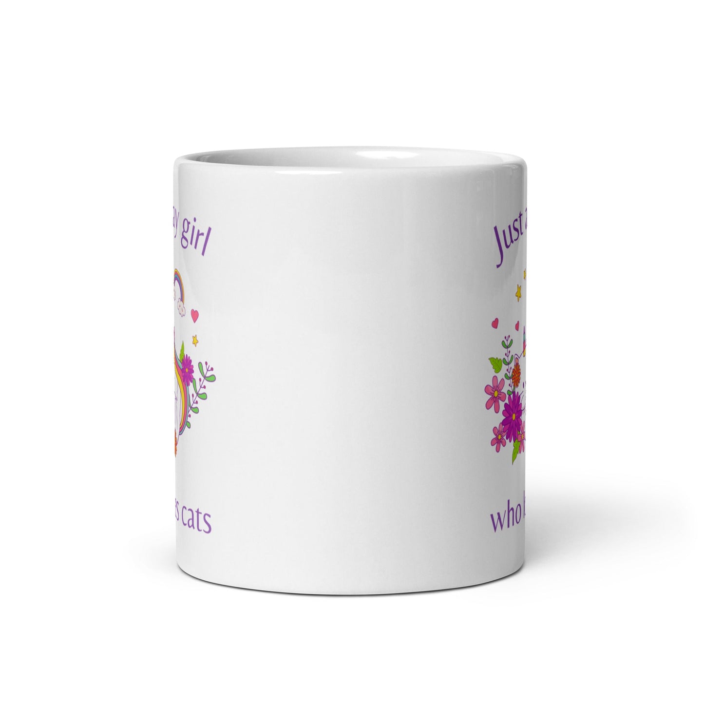 Just a Gay Girl Who Loves Cats | Ceramic Mug - The Sapphic Company