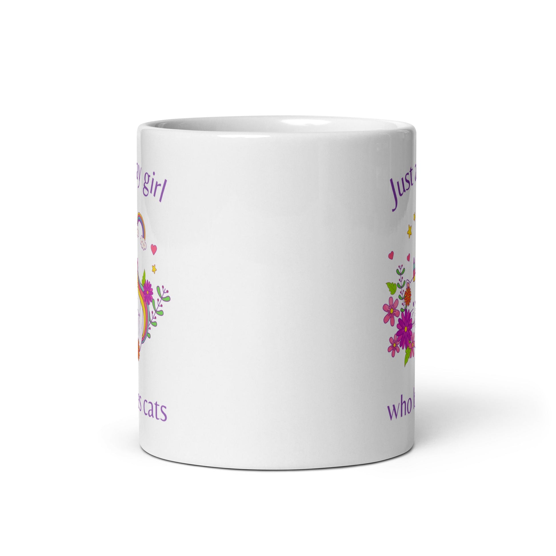 Just a Gay Girl Who Loves Cats | Ceramic Mug - The Sapphic Company