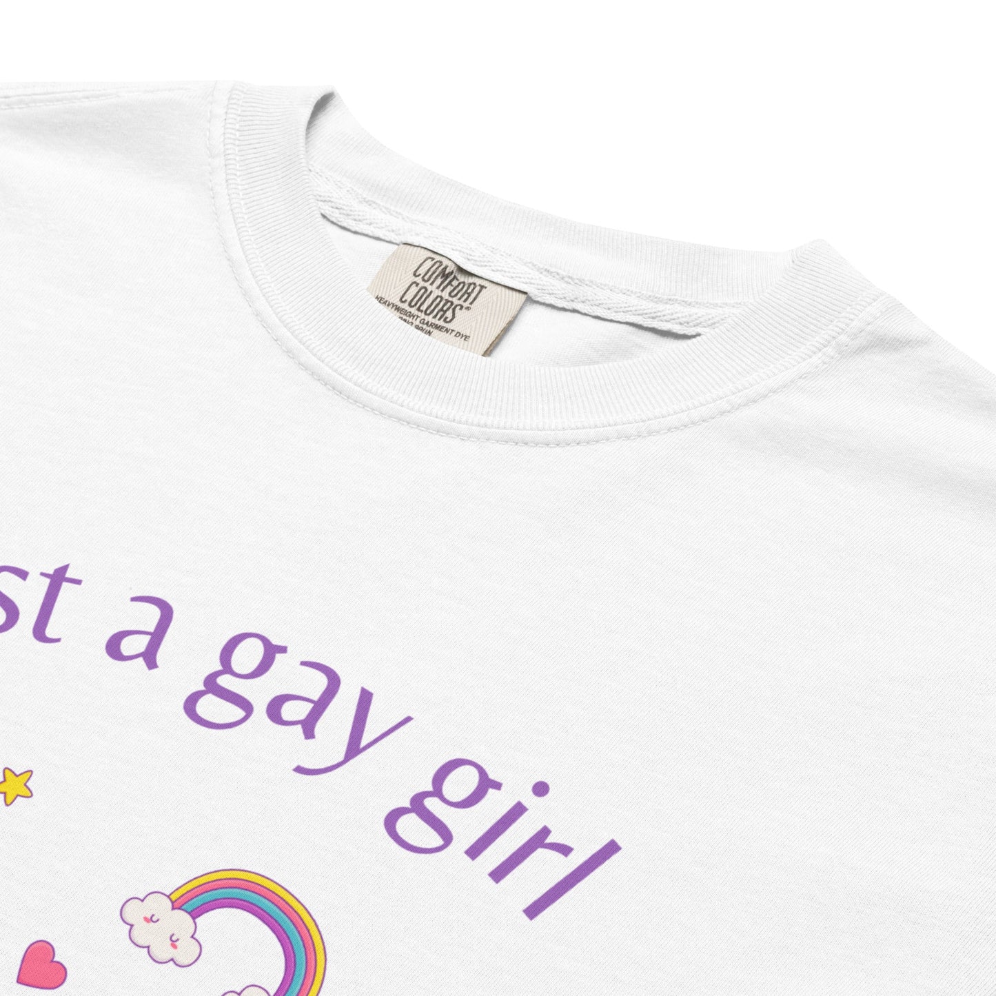 Just A Gay Girl Who Loves Cats | T-shirt - The Sapphic Company