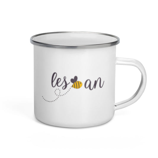 Les - bee - an | Enamel Mug - The Sapphic Company