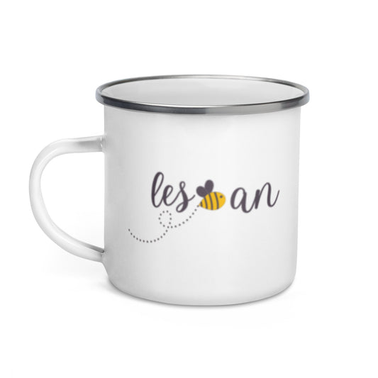 Les - bee - an | Enamel Mug - The Sapphic Company