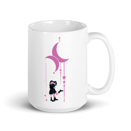 Lesbian Couple Under Moon | Ceramic Mug - The Sapphic Company