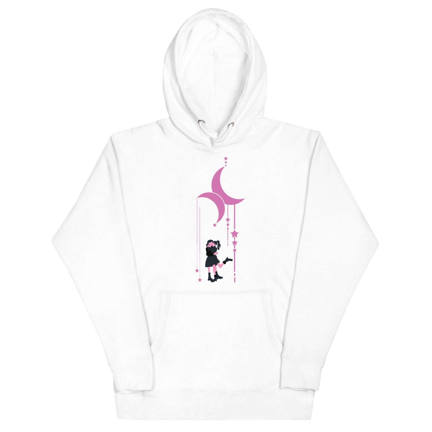 Lesbian Couple Under the Moon | Premium Hoodie - The Sapphic Company