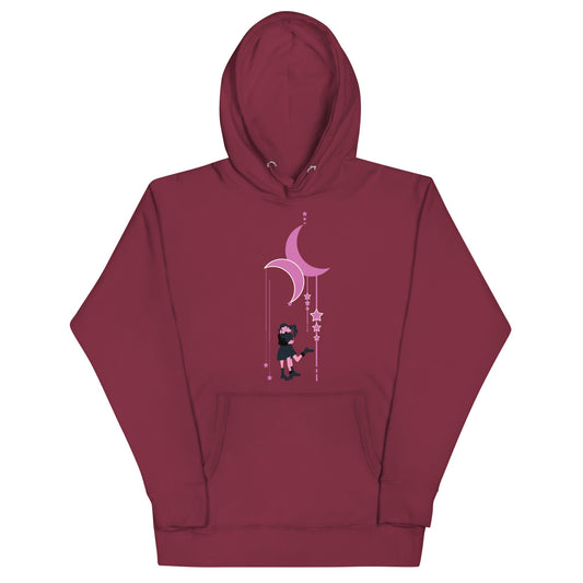 Lesbian Couple Under the Moon | Premium Hoodie - The Sapphic Company