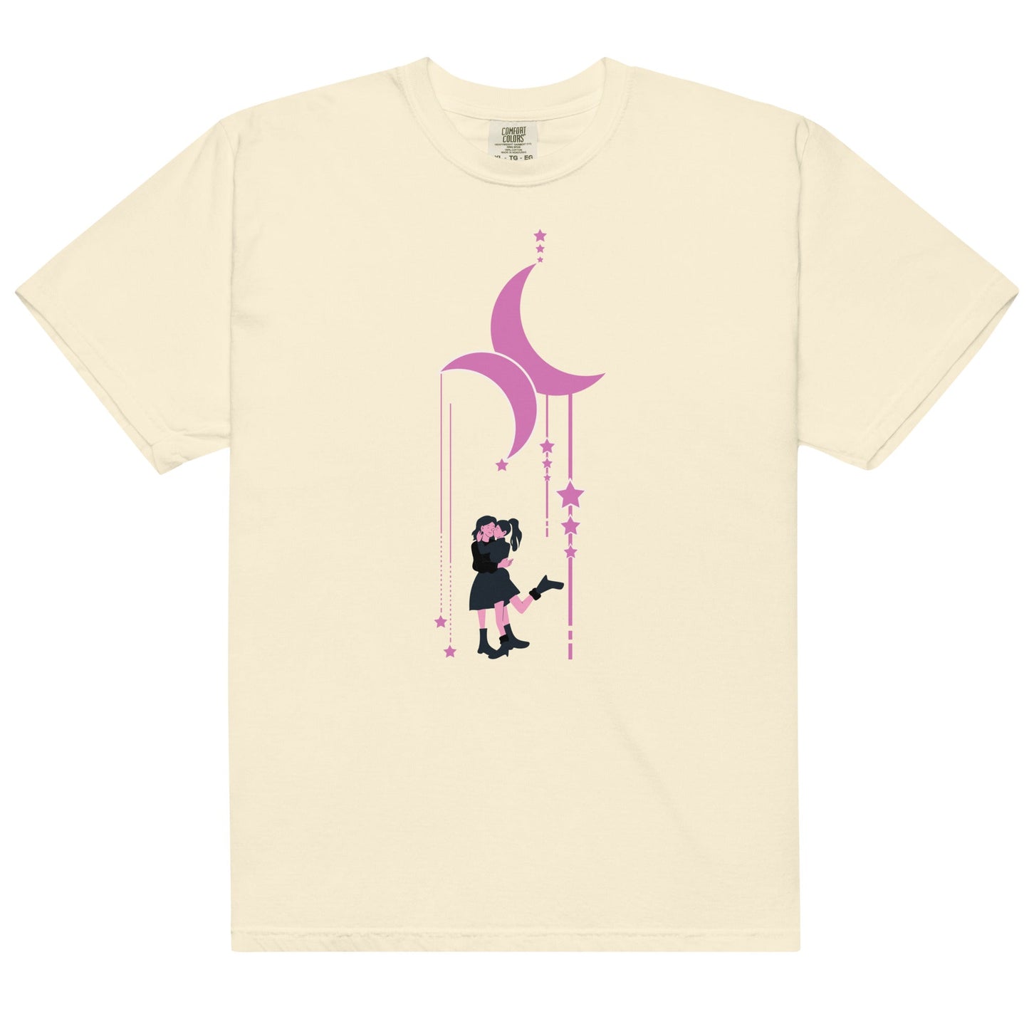 Lesbian Couple Under the Moon | T-shirt - The Sapphic Company