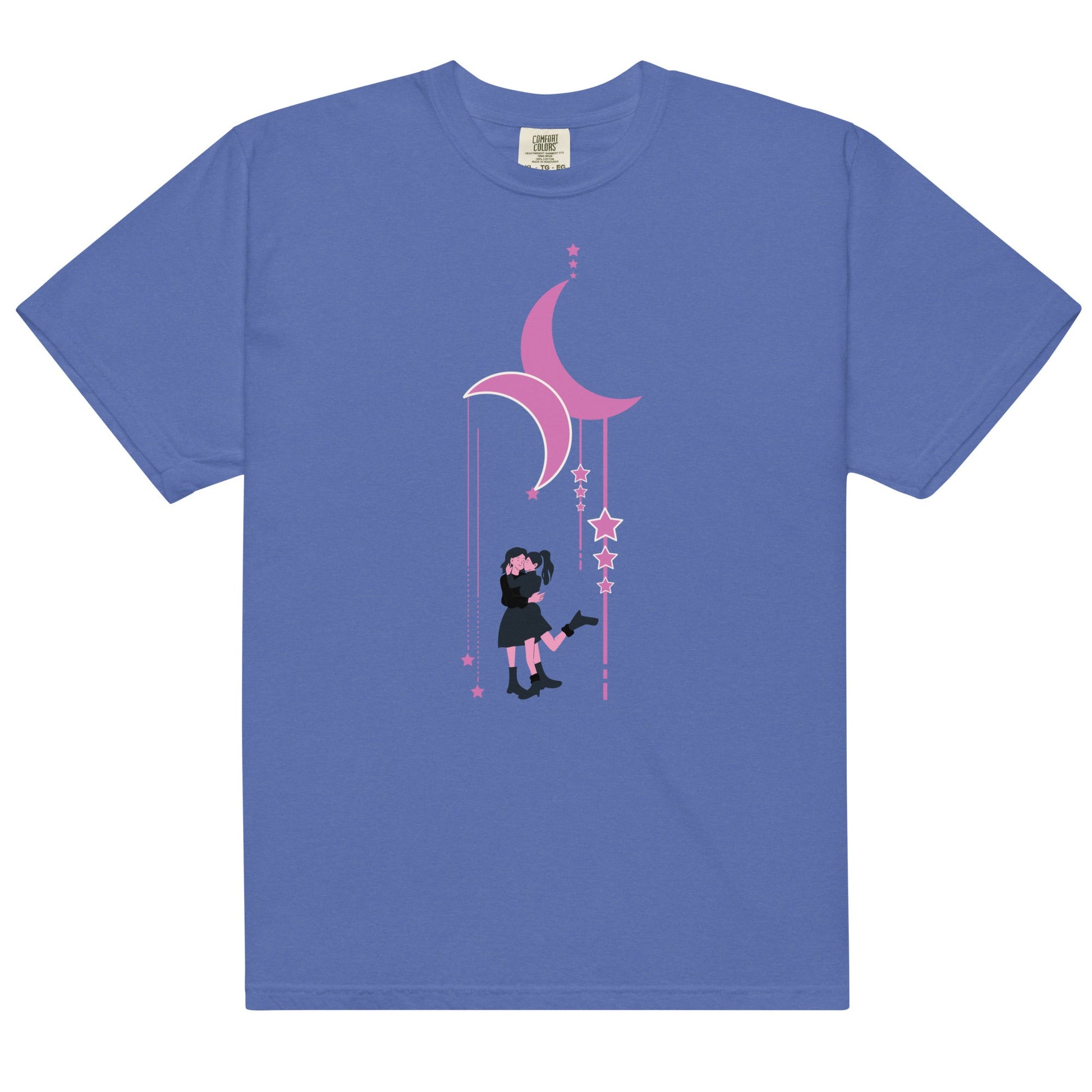 Lesbian Couple Under the Moon | T-shirt - The Sapphic Company