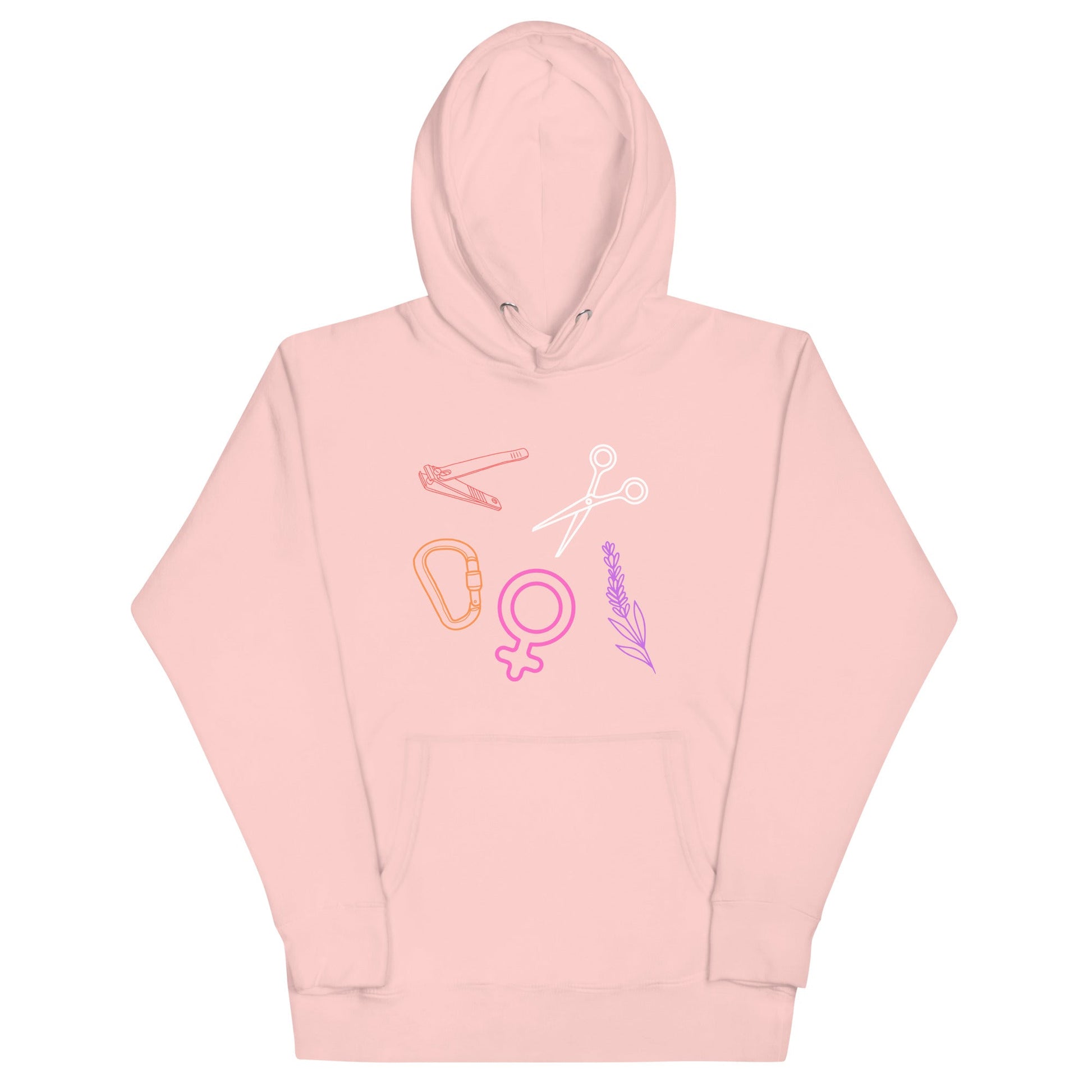 Sapphic Symbols | Premium Hoodie - The Sapphic Company