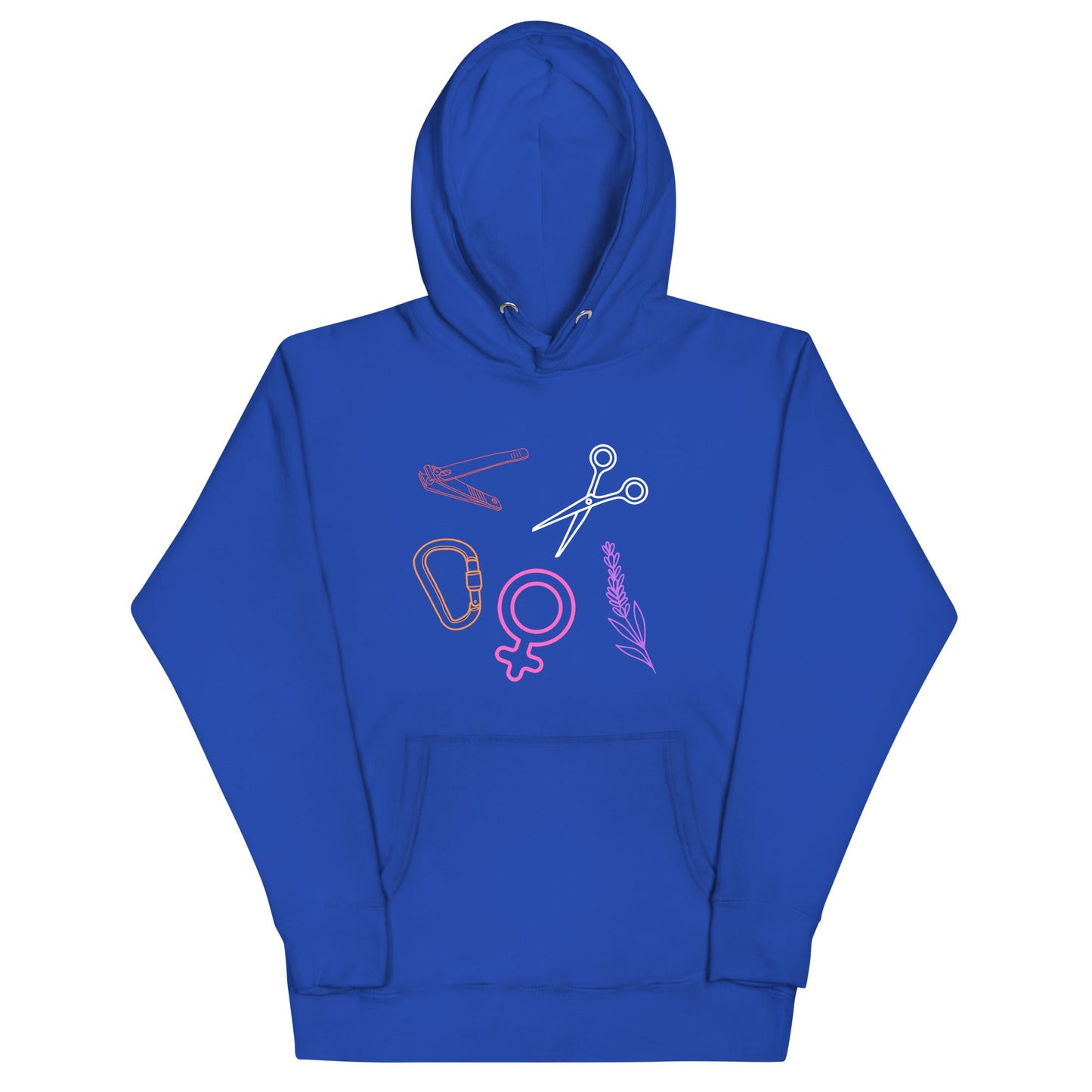 Sapphic Symbols | Premium Hoodie - The Sapphic Company