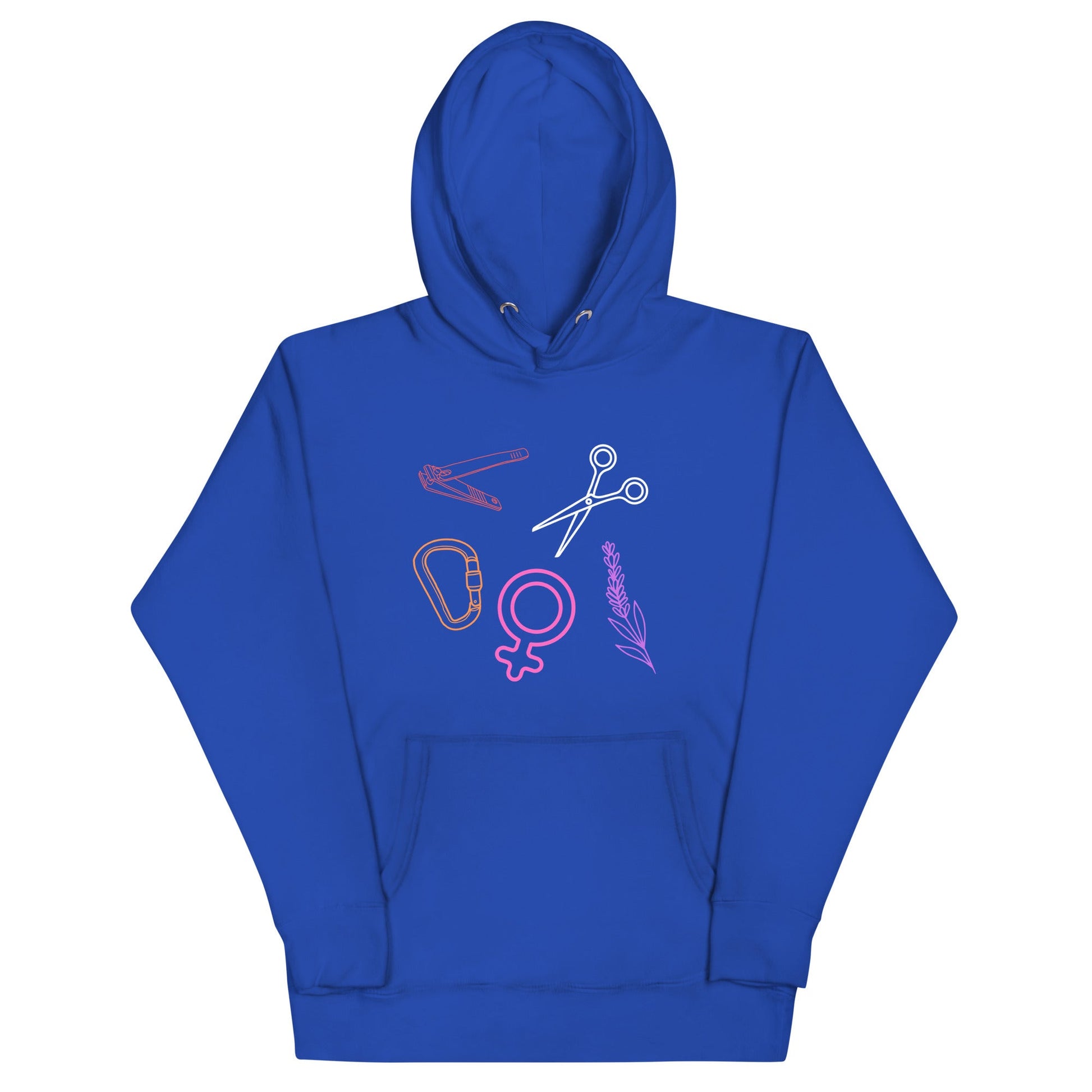 Sapphic Symbols | Premium Hoodie - The Sapphic Company
