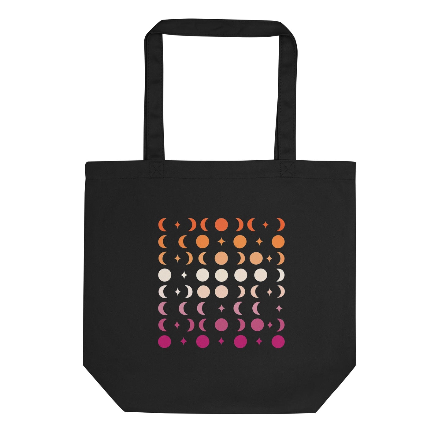 Subtle Lesbian Flag | Moon Phases | Eco Tote Bag - The Sapphic Company