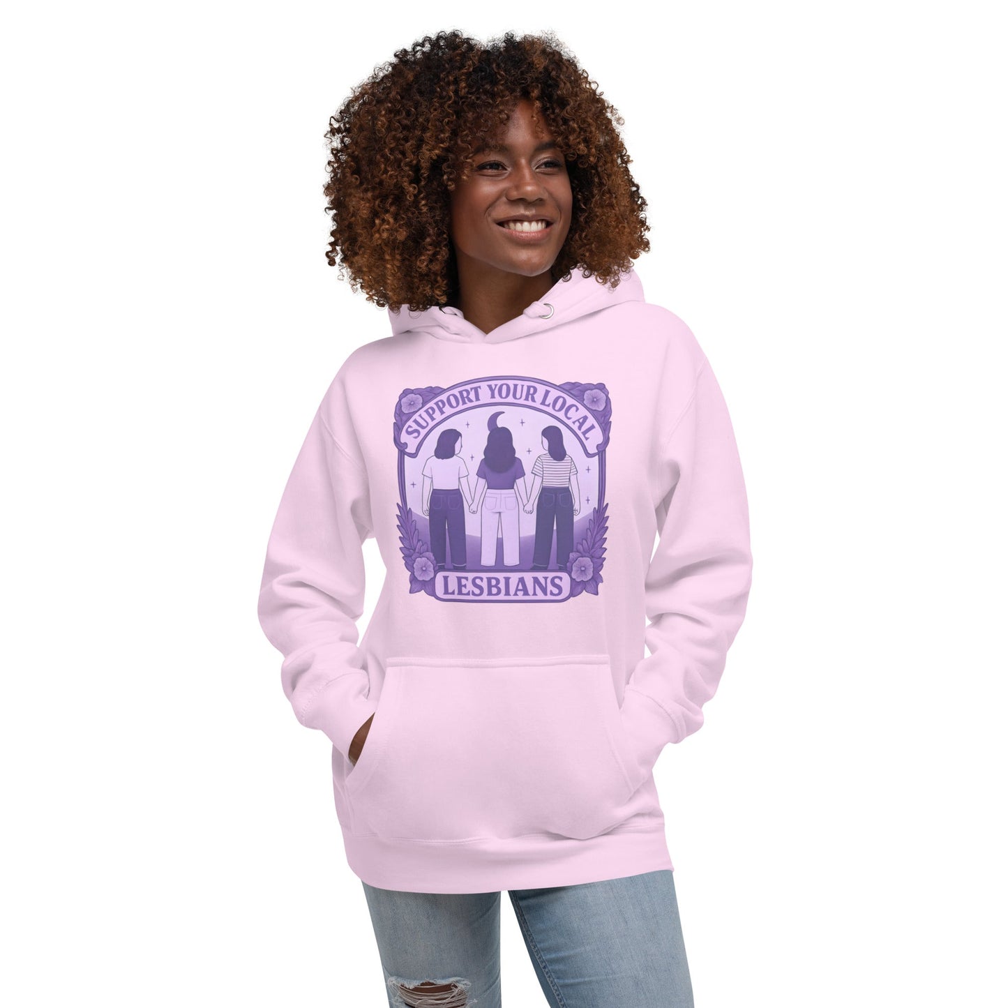 Support Your Local Lesbians | Premium Hoodie - The Sapphic Company