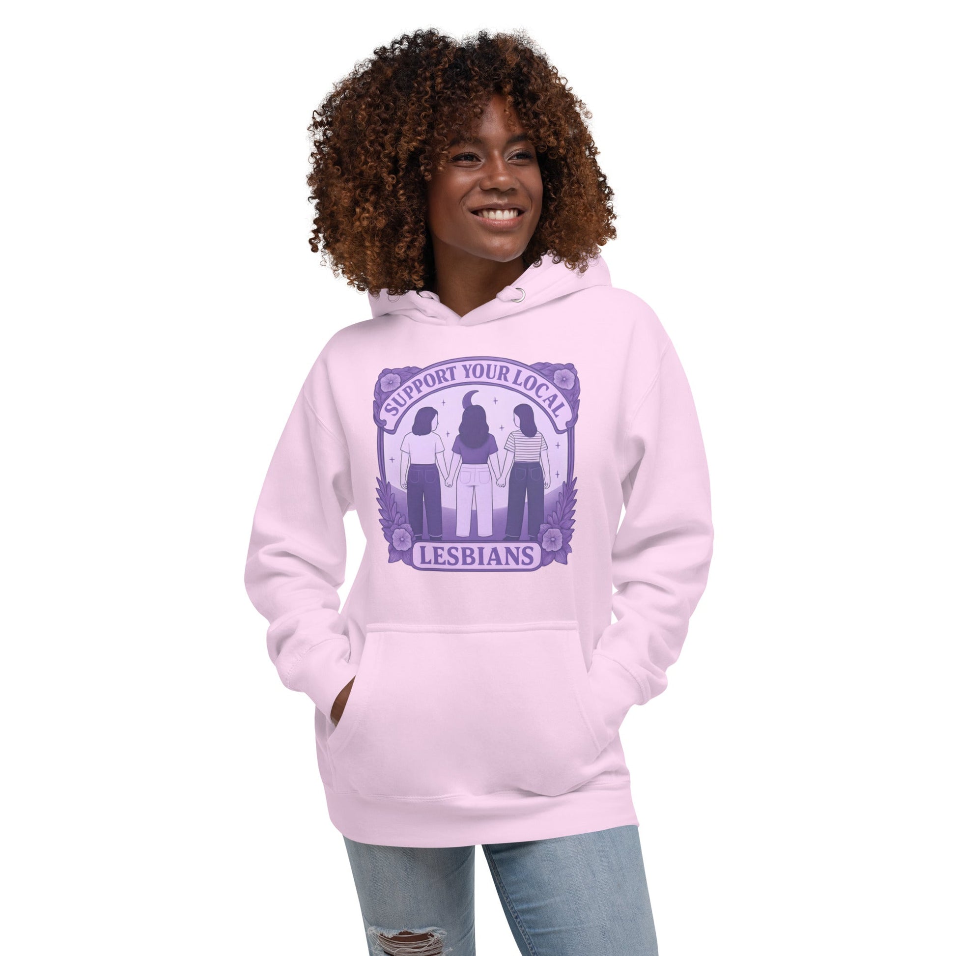 Support Your Local Lesbians | Premium Hoodie - The Sapphic Company