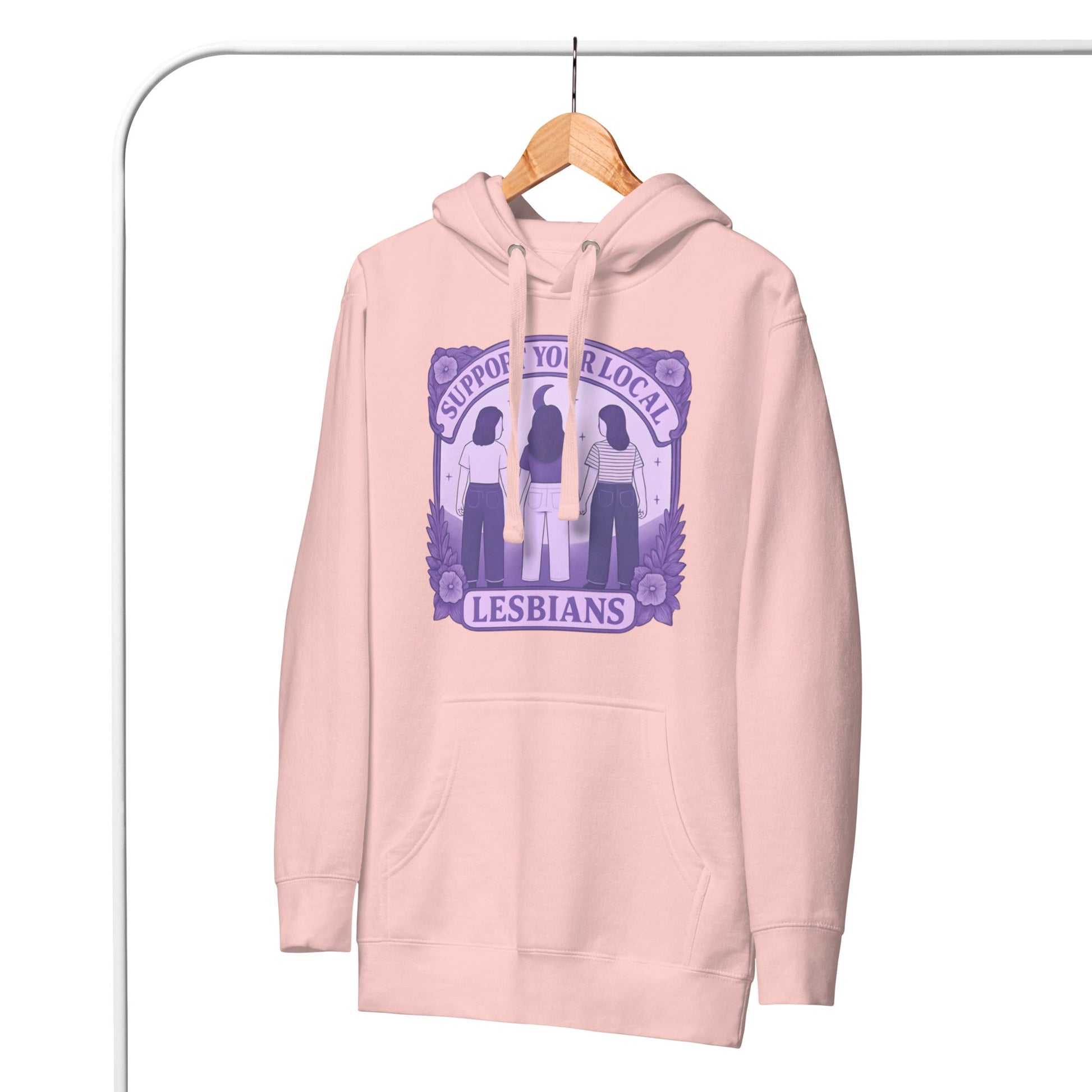 Support Your Local Lesbians | Premium Hoodie - The Sapphic Company