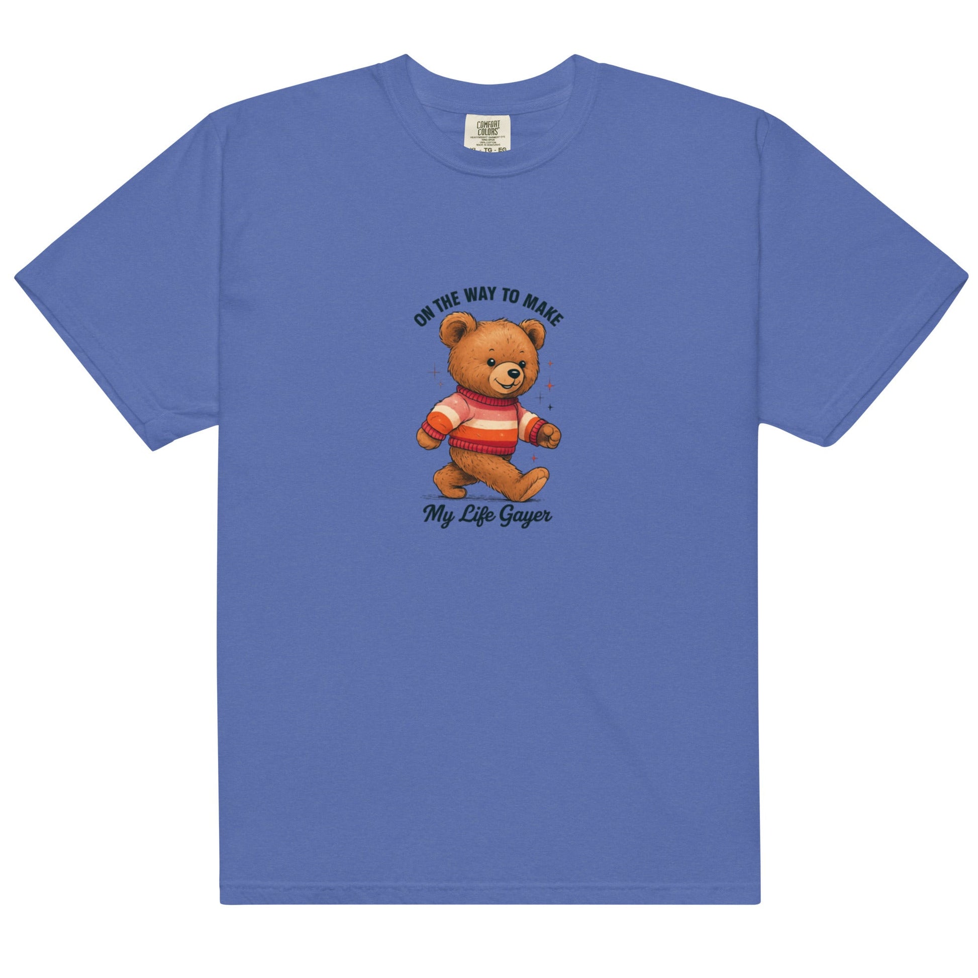 Teddy with Lesbian Flag Sweater | T-shirt - The Sapphic Company