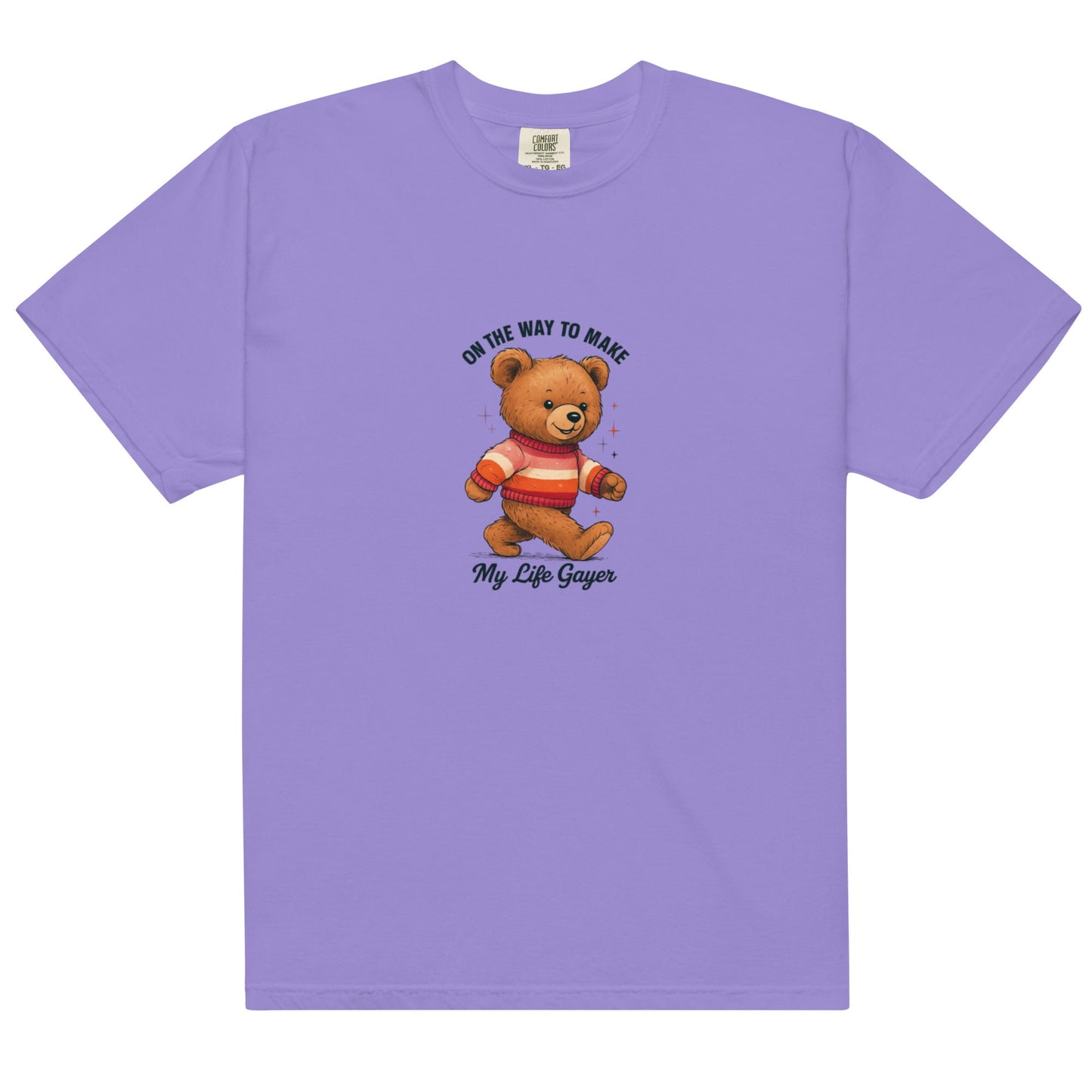Teddy with Lesbian Flag Sweater | T-shirt - The Sapphic Company